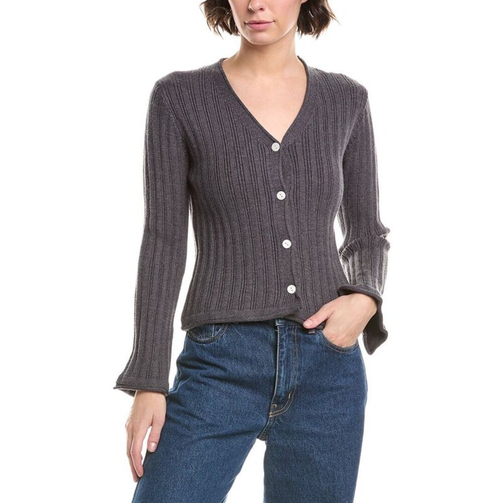 Lyra & Co Womens  Cardigan, Gray